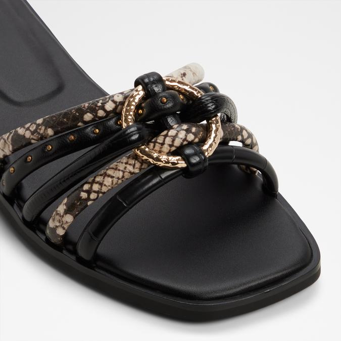 EBANDERIELA Black Women Flats image number 4