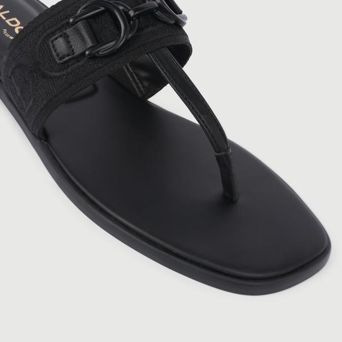 Coralynnaa-In Women's Black Flat Sandals image number 5
