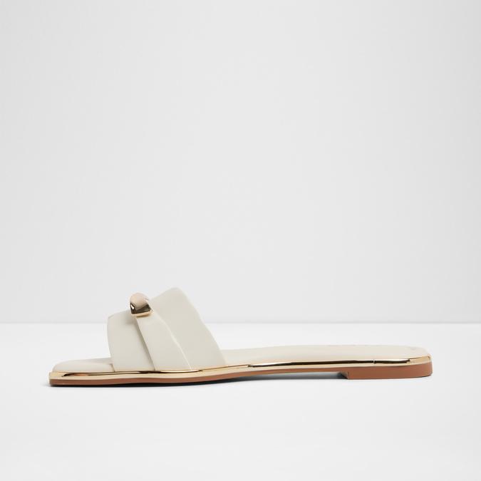 Darlina-In Women's White Flat Sandals image number 3