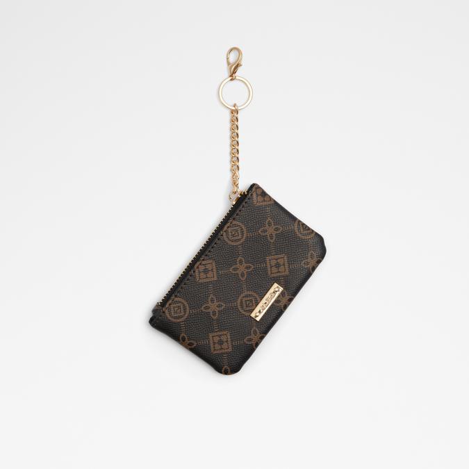 Louis Vuitton Monogram Card Holder Wallet Brown Black