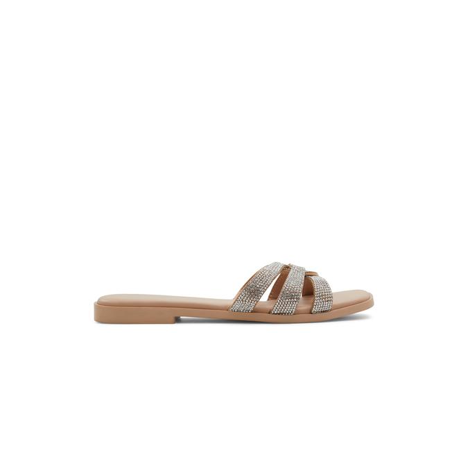 Kindhearted Women's Beige Flatsandals image number 0