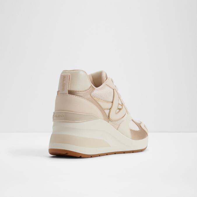 Brejosa-In Women's Beige Sneaker Wedges image number 2