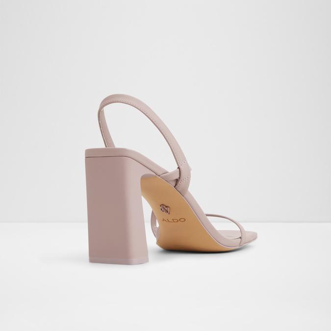 Arize-In Women's Pink Block Heel Sandals image number 2