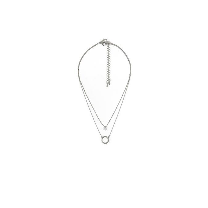 Crerawia Women's Silver/Clear/Multi Necklace image number 0