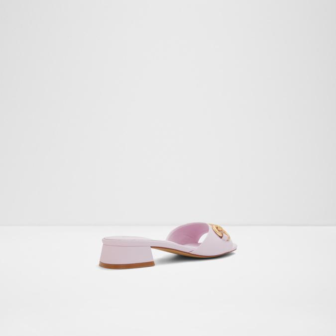 Faiza Women's Pink Block Heel Sandals image number 1