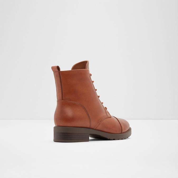 Grenani Women's Cognac Combat Boots image number 1