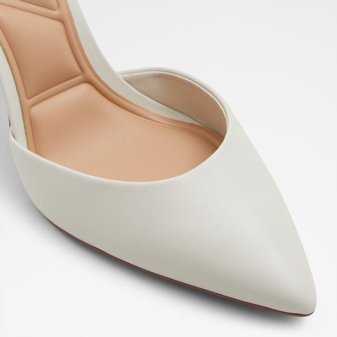 FAITH WHITE/BONE Women Block Heel Shoes image number 4