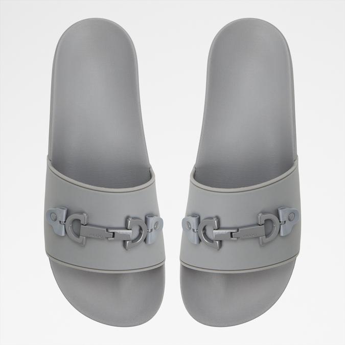 LOUNGESLIDE Grey Men Single Strap Sandals image number 5