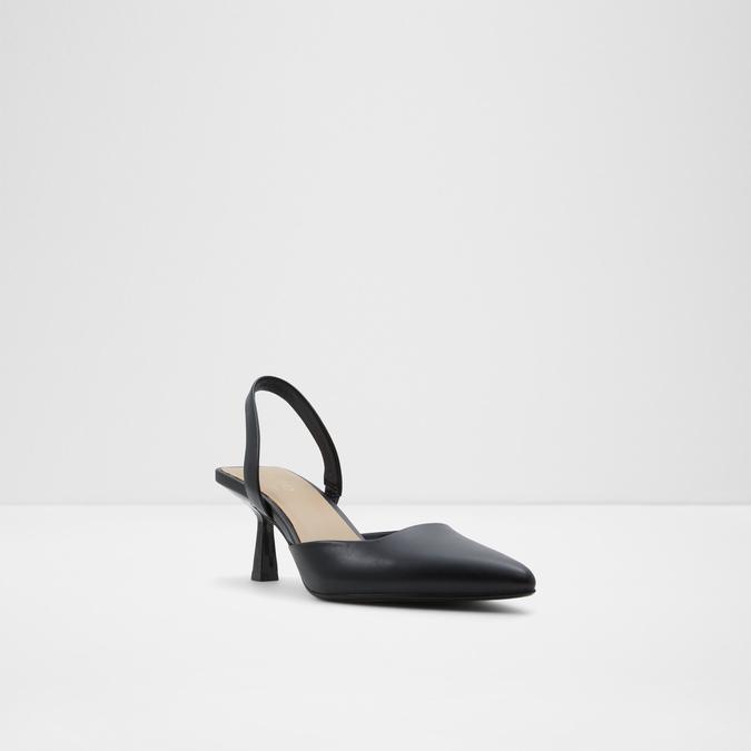 Basanti Women's Black Pumps image number 4