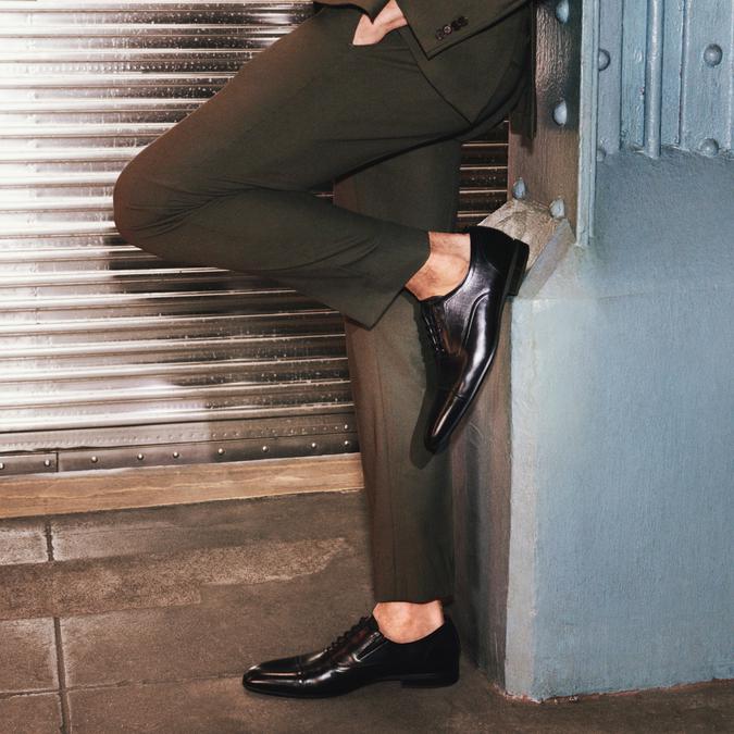 Chilisien Men's Black Dress Shoes image number 1