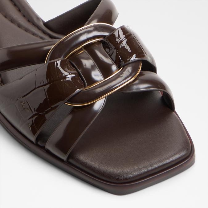 YESENIA-IN DARK BROWN Women Flat Sandals image number 4