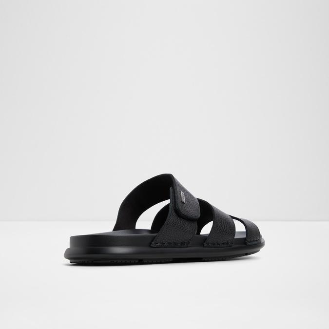 Windhama-In Men's Black Strap Sandals image number 2