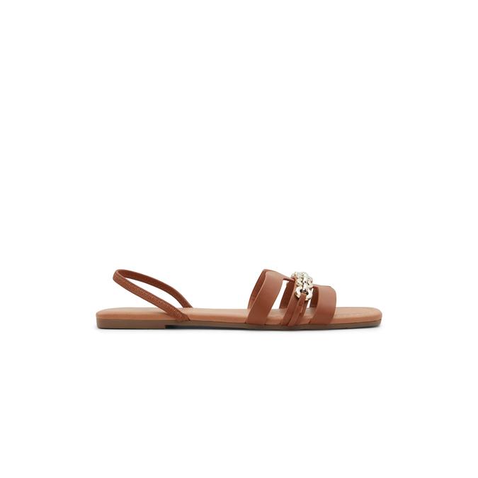 Aldo tan flat sandals 2025