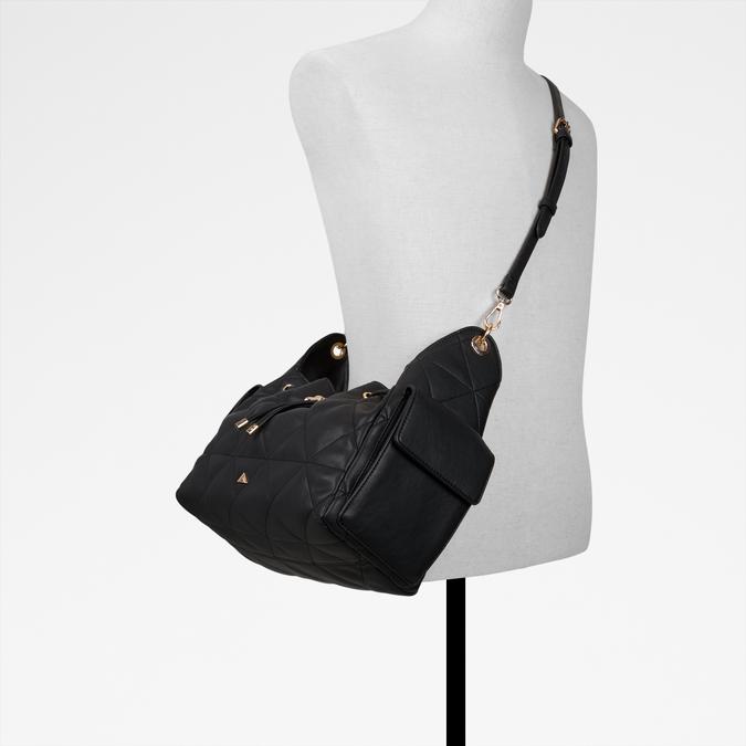 Zariya Women's Black Shoulder Bag image number 4