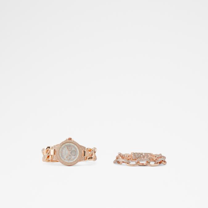 Crardowen Women's Rose Gold Watch Andbraceletset image number 1