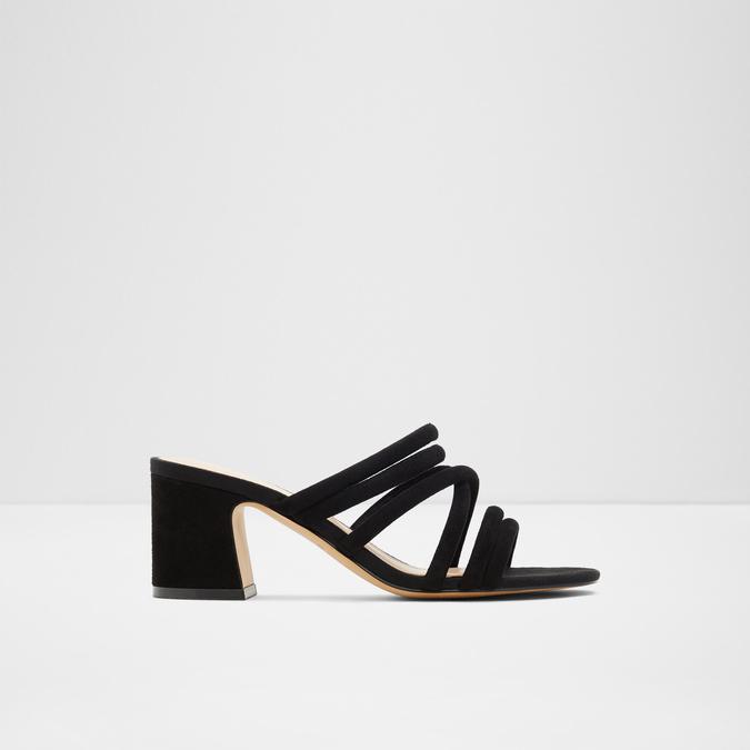 Atlanta Women's Black Block Heel Sandal image number 0
