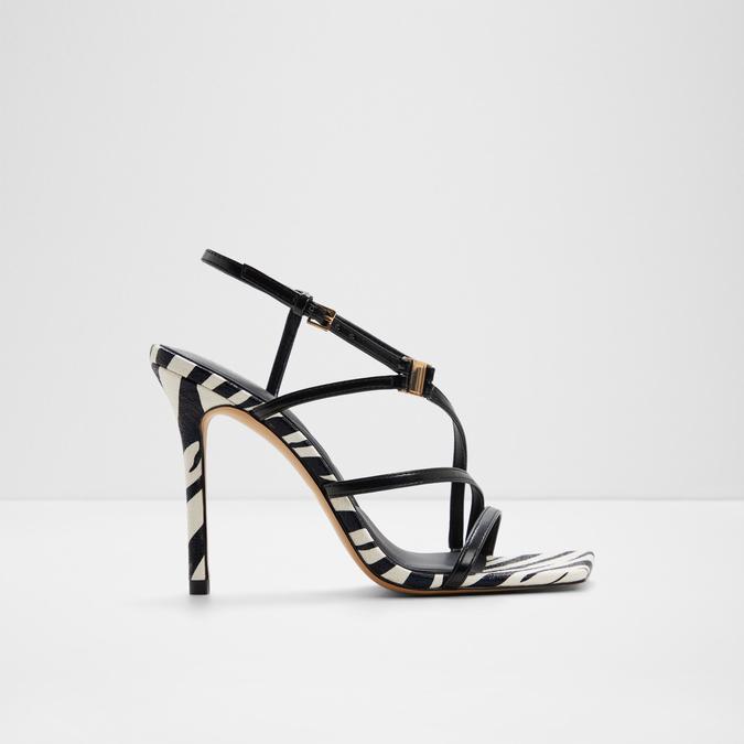 MAAKIE-B BLACK/WHITE Women Dress Sandals