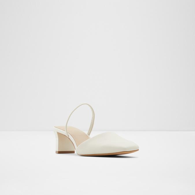 Afean Women's White Pumps image number 3