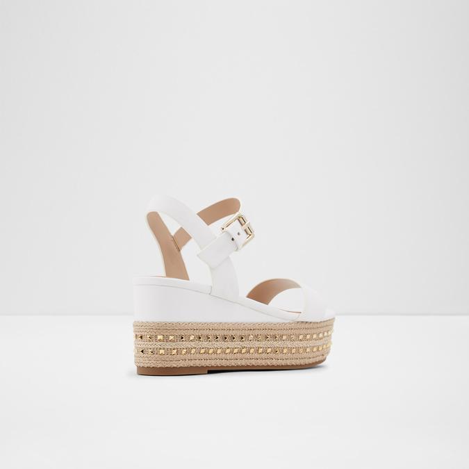 Mauma Women's White Wedges image number 2