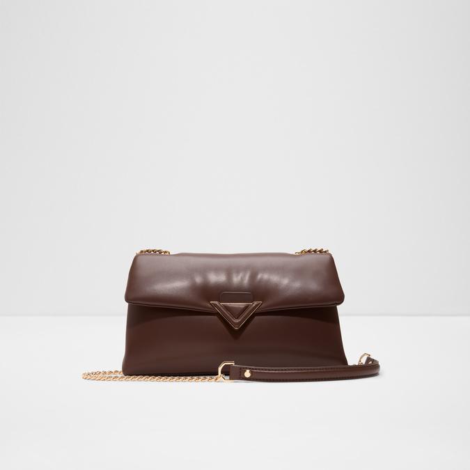 Largesoftpuff Women's Brown Cross Body