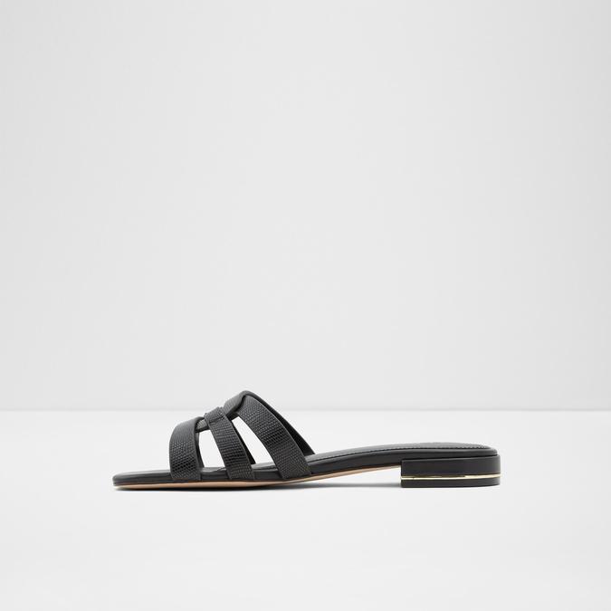 Isdell Women's Black Flat Sandals image number 2