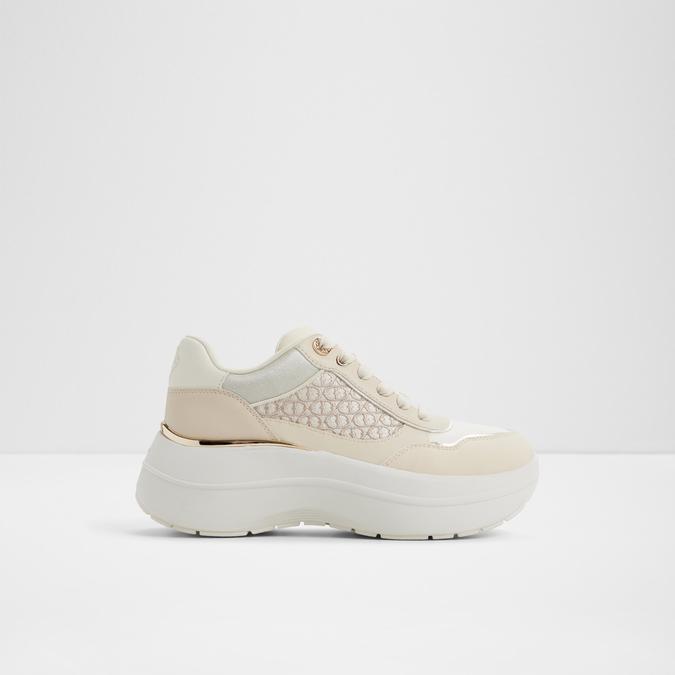 Rexsona-In Women's Beige Sneaker Wedges