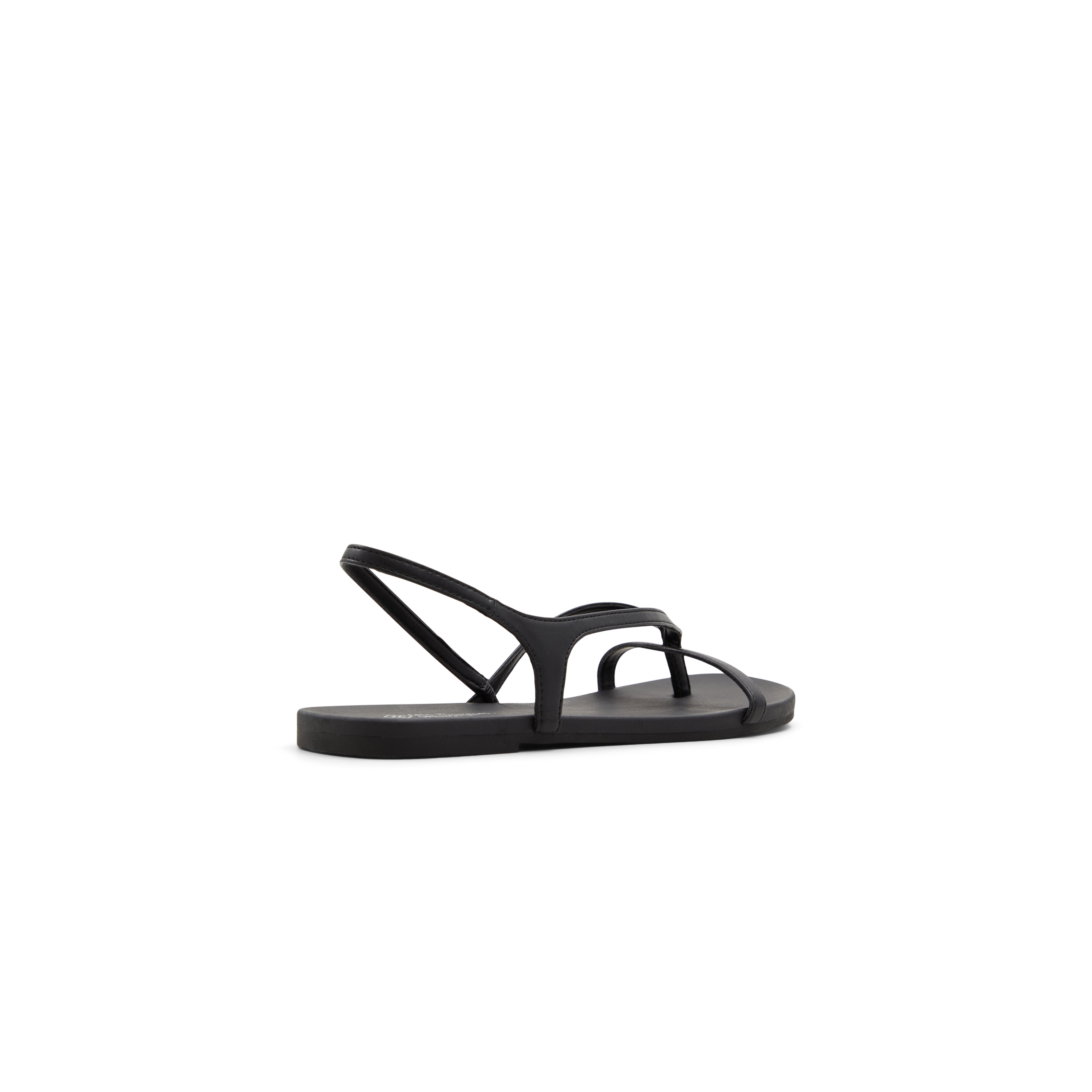 Montebello Women's Black Flat Sandals image number 2