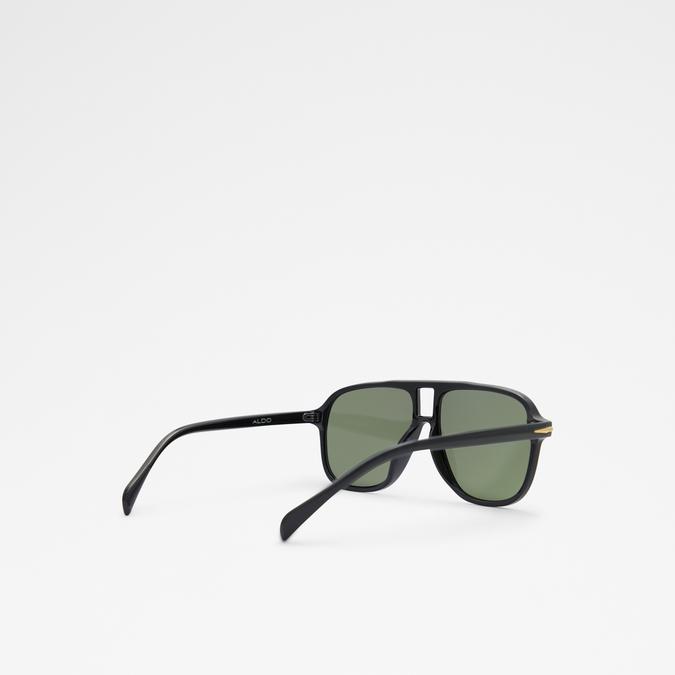 Lesu Men Black/Gold Sunglasses image number 2
