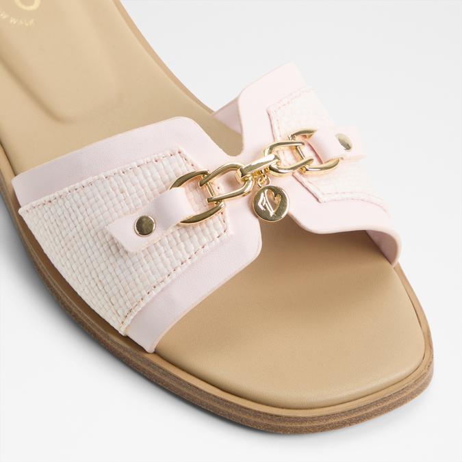 ALAMASSIA Pink Women Flat Sandals image number 4