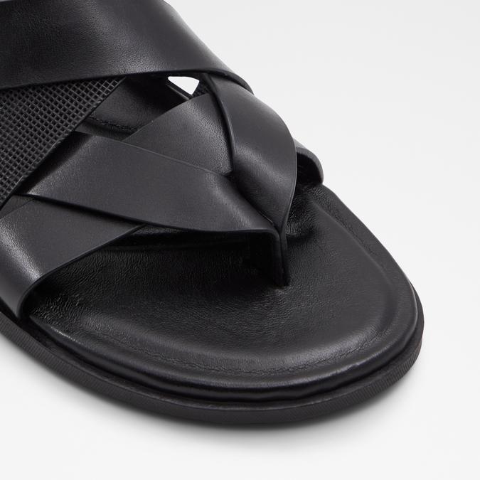 Zaanstraat Men's Black Strap Sandals image number 5