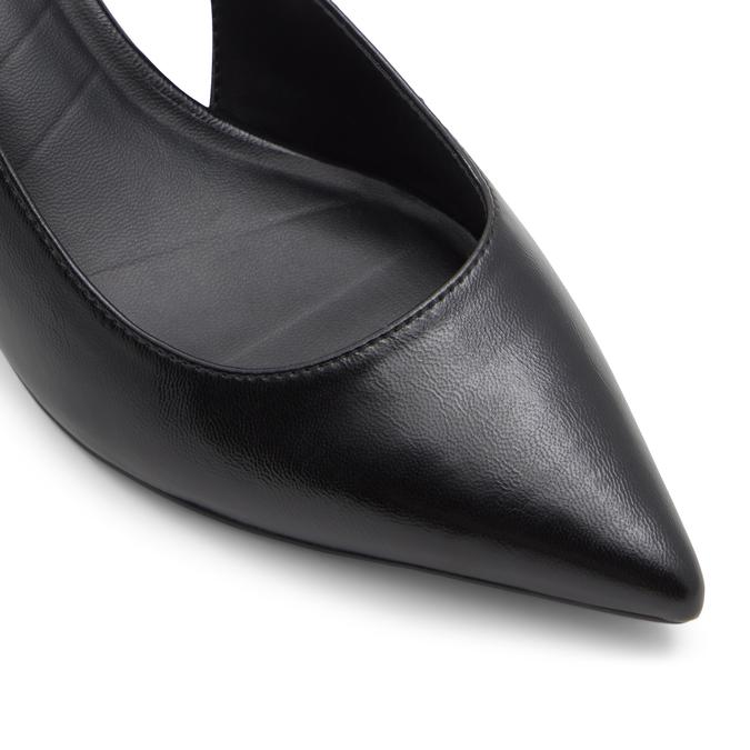 Rozalia Women's Black Block Heel Shoes image number 5