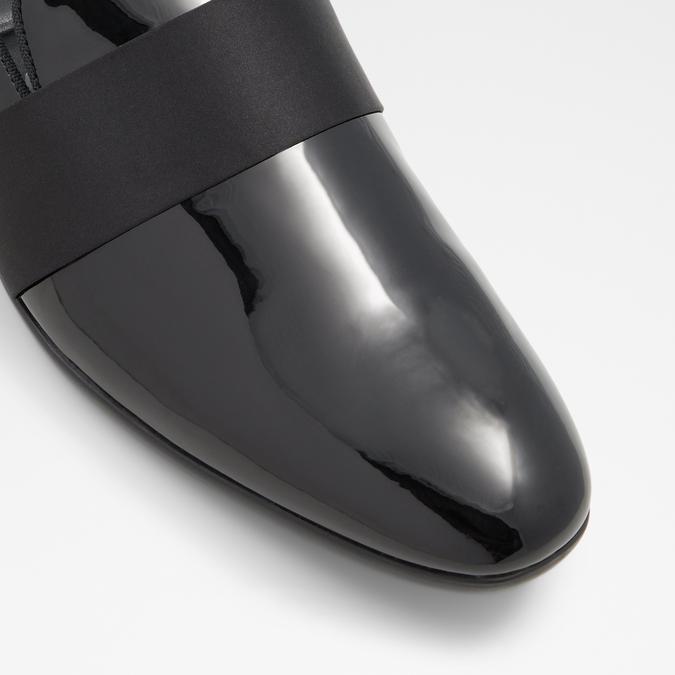 Asaria Men's Open Black Loafers image number 5
