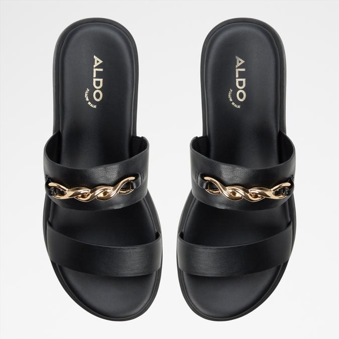 HALAMAEVER Black Women Sandals image number 5