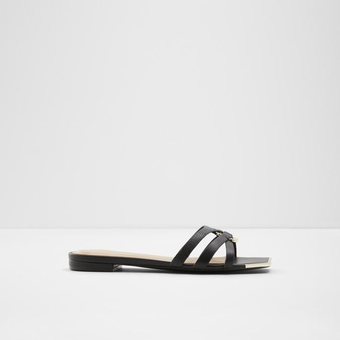 Aldo black shop sandals flat