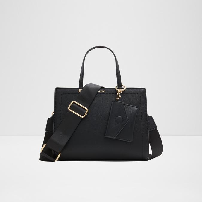 Buy ALDO Women Black Hand-held Bag Black Smooth W/Lt Gold Hw Online @ Best  Price in India