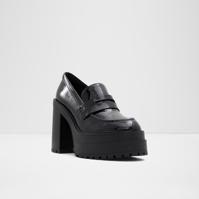 Bigsoul Women's Black Loafers image number 4