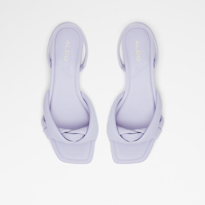 Buttercupp Women's Purple Block Heel Sandal image number 1