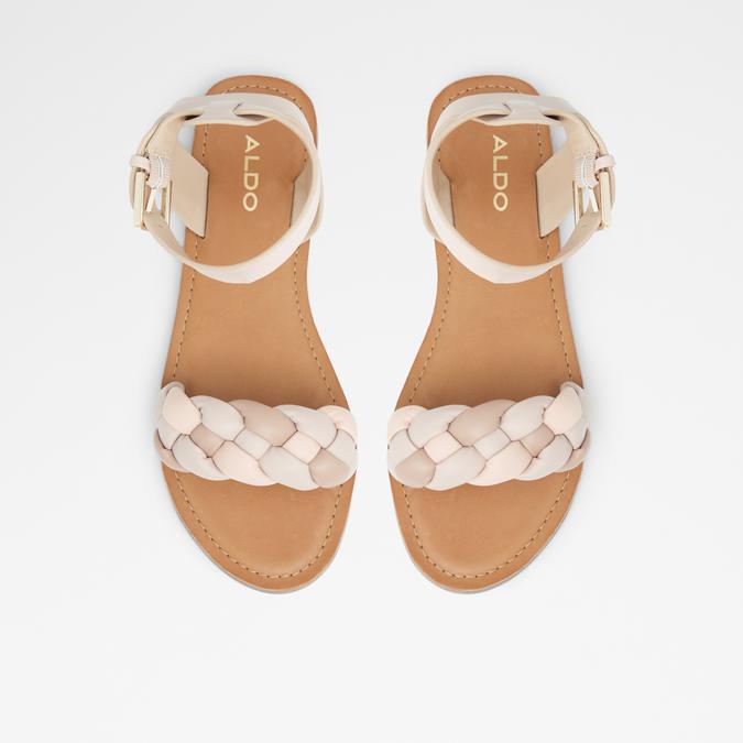 Onerran Women's Light Pink Flat Sandals