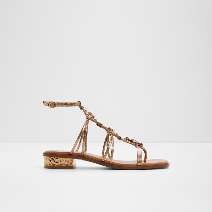 SANDJEWEL-B GOLD Women Flat Sandals