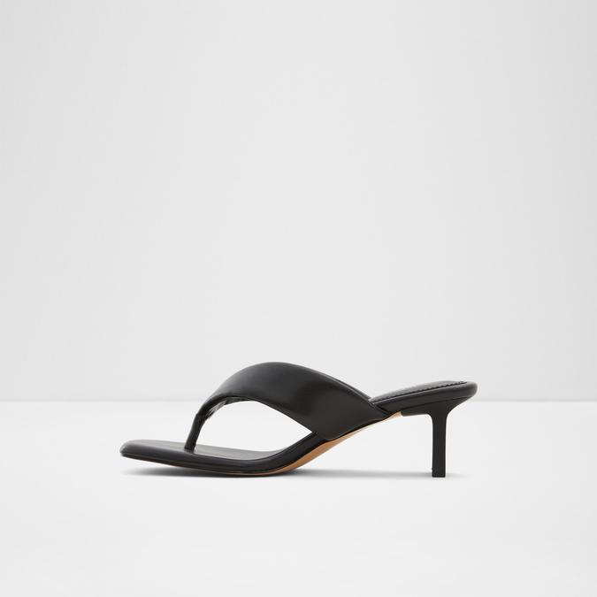 Auday Women's Black Block Heel Sandal image number 2
