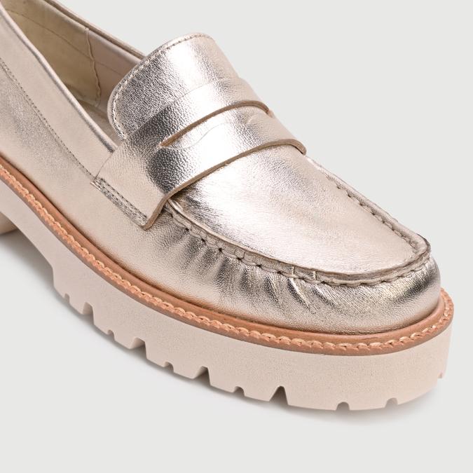 Marguenat-In Women's Gold Loafers image number 5