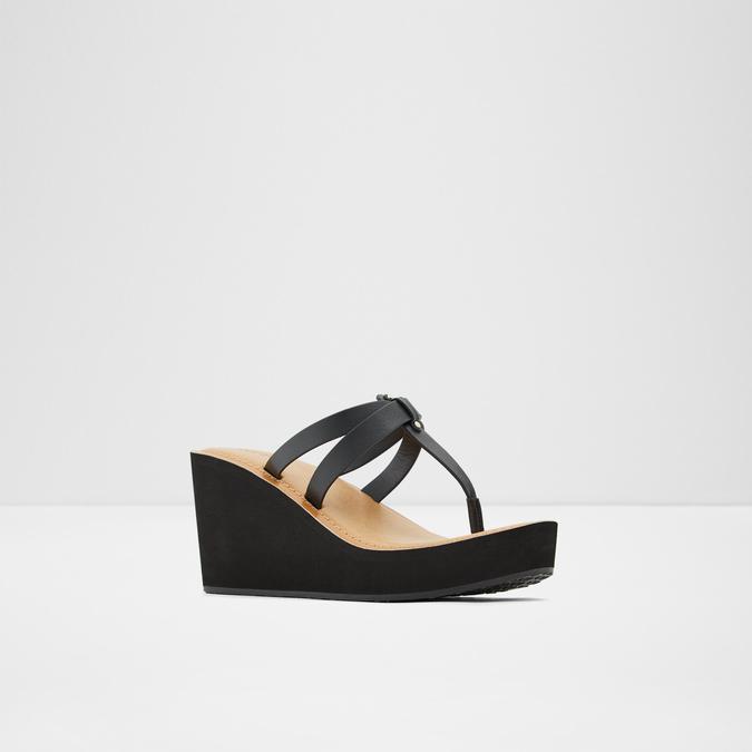 Dina Women's Black Sandals image number 3