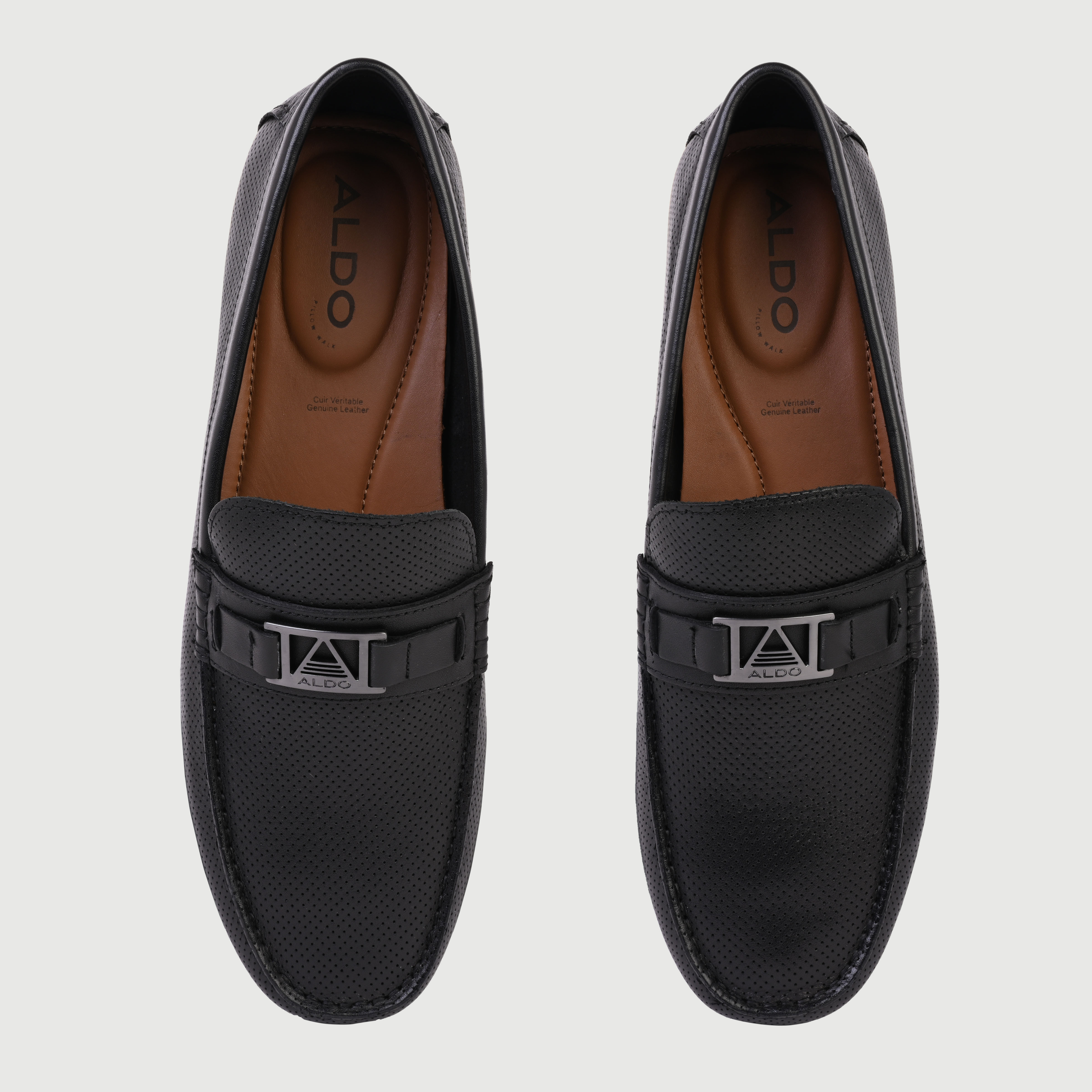 Haendaciena-In Men's Black Moccasins