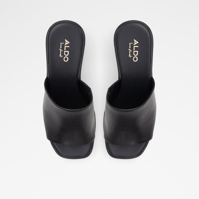 Maysee Women's Black Block Heel Sandals image number 1