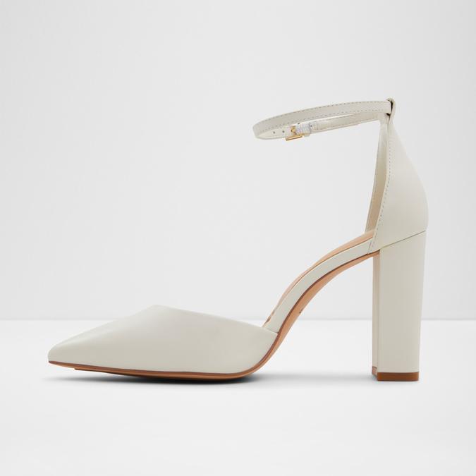 FAITH WHITE/BONE Women Block Heel Shoes image number 2