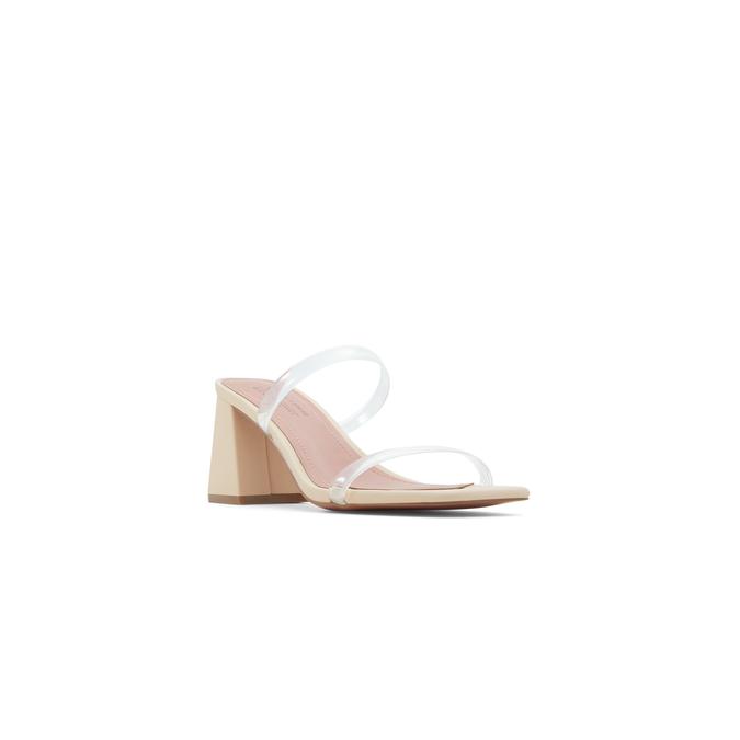 Kaiaa Women's Beige Blockheelsandals image number 4