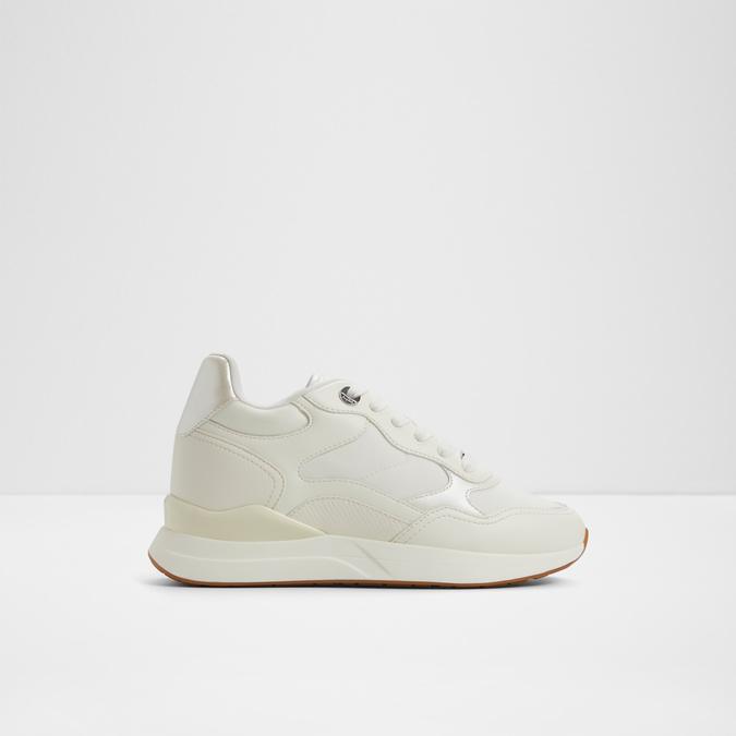 Pellexa-In Women's White Sneaker Wedges