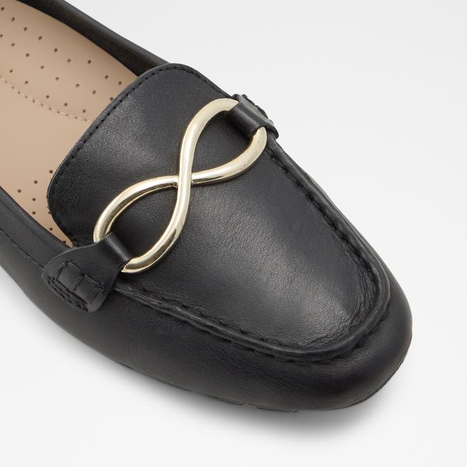 Promatram Women's Black Loafers image number 4