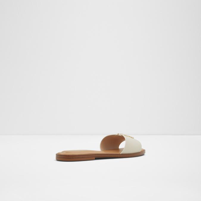 Damiana Women's White Flat Sandals image number 2