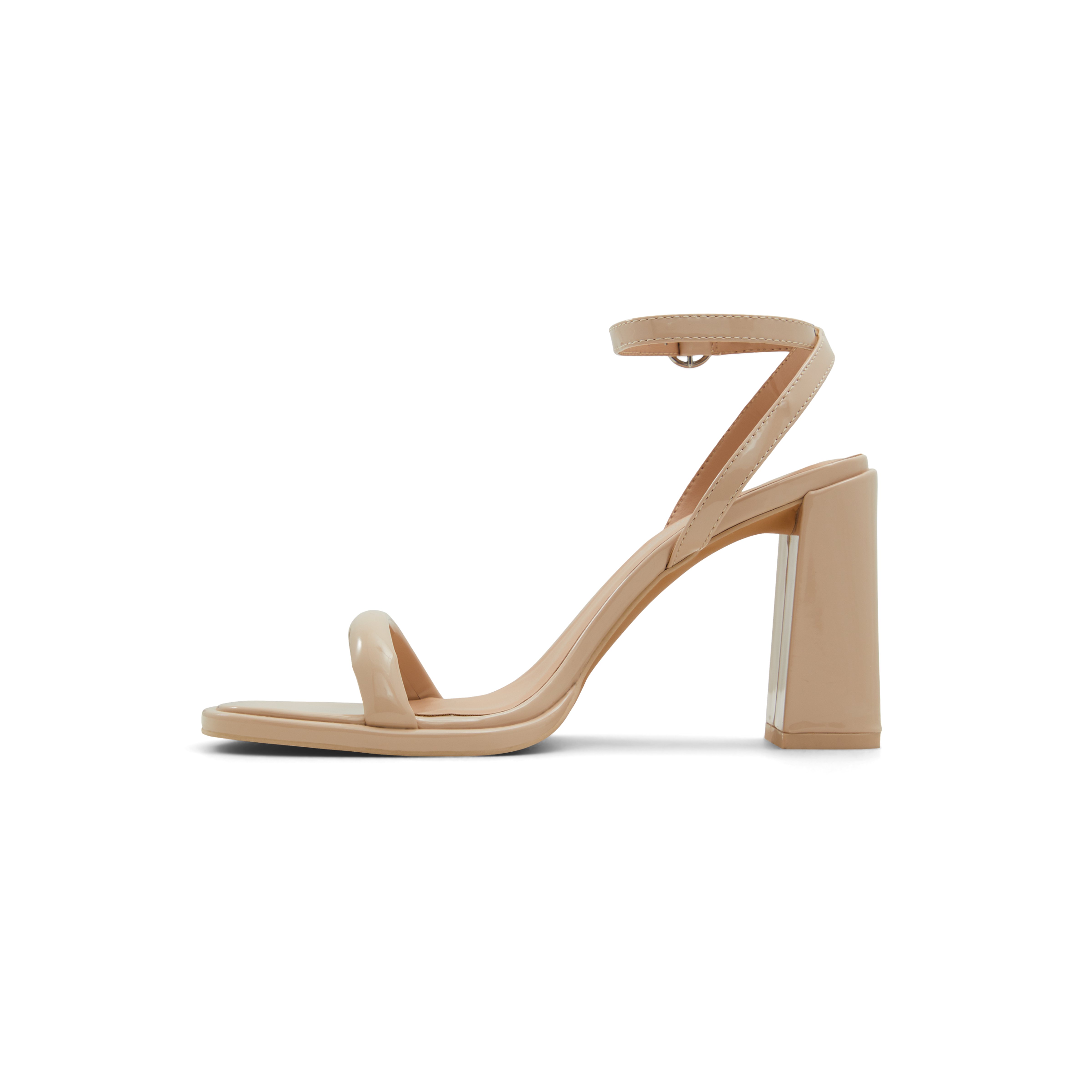 Jozie Women's Beige Block Heel Sandals image number 3